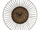 Reloj de pared industrial hierro efecto envejecido