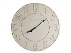 Reloj de pared vintage blanco roto