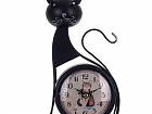 Reloj de sobremesa gato negro