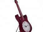 Reloj sobremesa guitarra roja