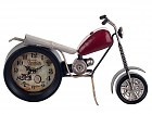 Reloj sobremesa moto vintage de metal