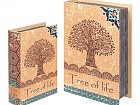 Set 2 cajas libro árbol de la vida