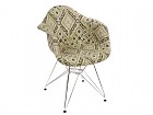 Silla Eames estampada con resposabrazos