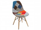 Silla Eames tapizada patchwork
