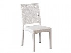 Silla Miami blanca de rattan sintético