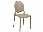 Silla moderna beige polipropileno