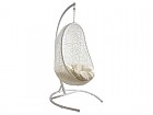 Silla nido con cojín blanco