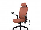 Silla de oficina giratoria con reposabrazos y reposacabeza