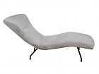 Sillón Chaise Longue moderno tapizado gris