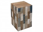 Taburete vintage country colores Cube