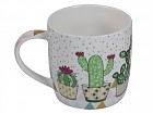 Taza con plato Cactus