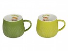 Set 2 tazas verdes Tea Time