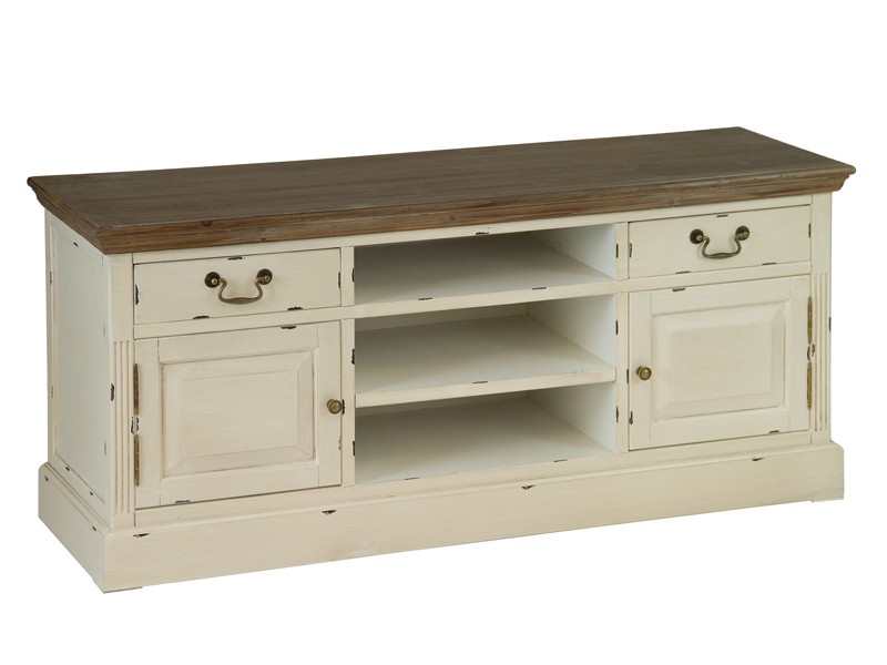 Mueble de tv vintage de madera mesas para televisión