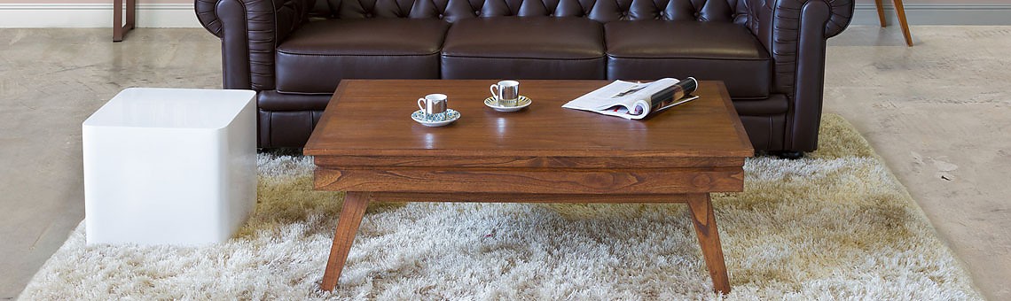 Tendencias: mesas de centro de madera para el salón