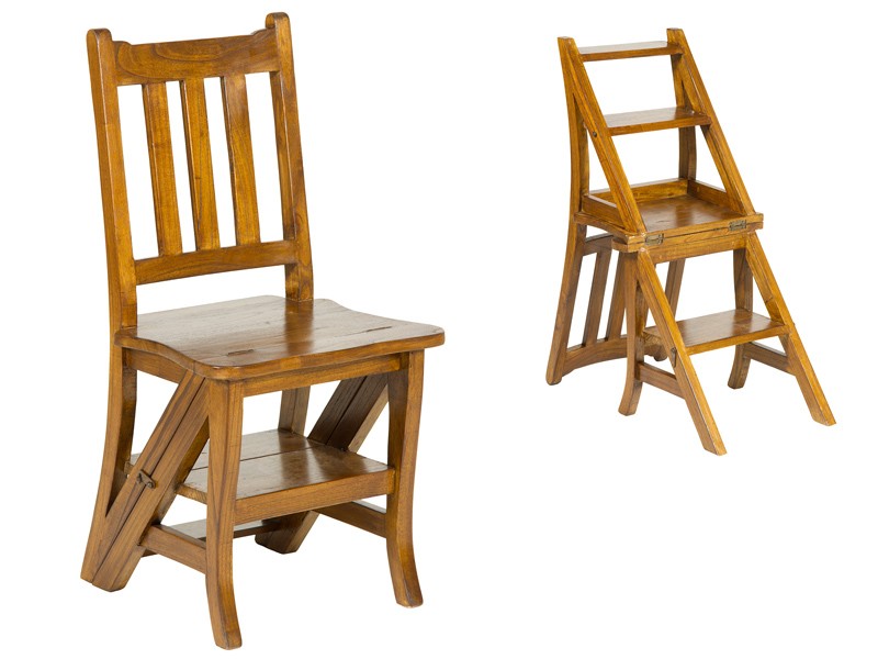 Silla escalera plegable de madera catálogo sillas comedor Sillas de comedor y las medidas colonial