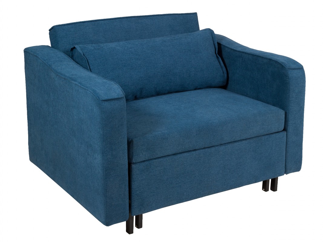 Sillon cama moderno con - Comprar sillon cama azul negro