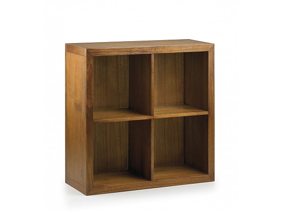 Estante 4 huecos madera de Mindi