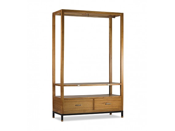 Mueble auxiliar colgador con dos cajones