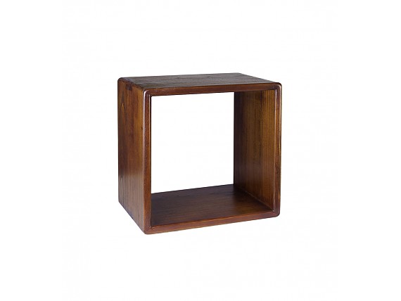 Estante cuadrado madera de Mindi