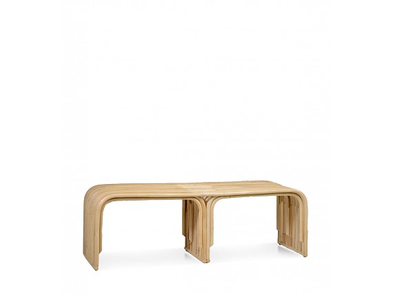 Banco Rattan 130 cm