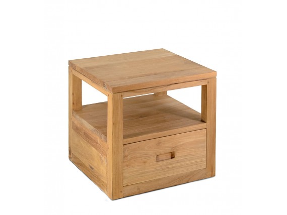 Mesita flotante madera de Teka
