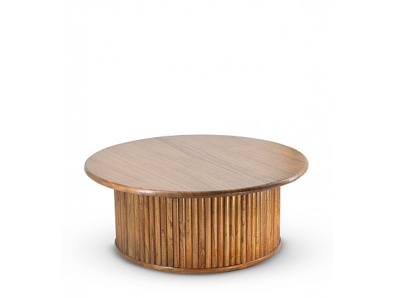 Mesa de centro redonda diseño mindi