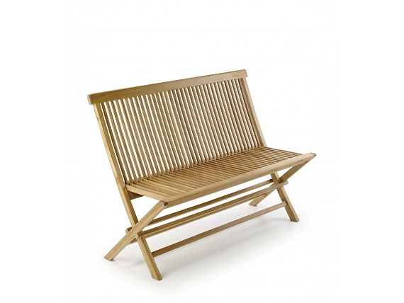 Banco de madera plegable de jardín