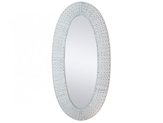 Espejos ovalados para decorar la pared de casa