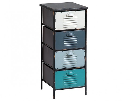 Cajoneras de colores - Mueble con cajones multicolor