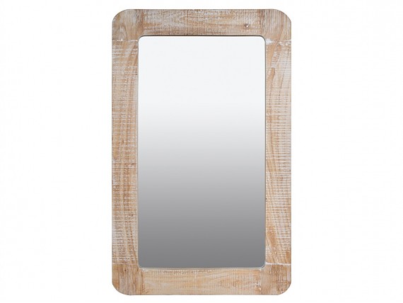 Espejo madera patinada 110x75 cm Gante