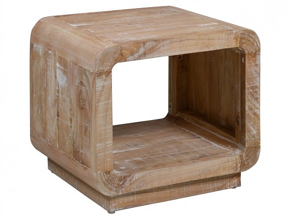 Mesa auxiliar madera patinada Gante
