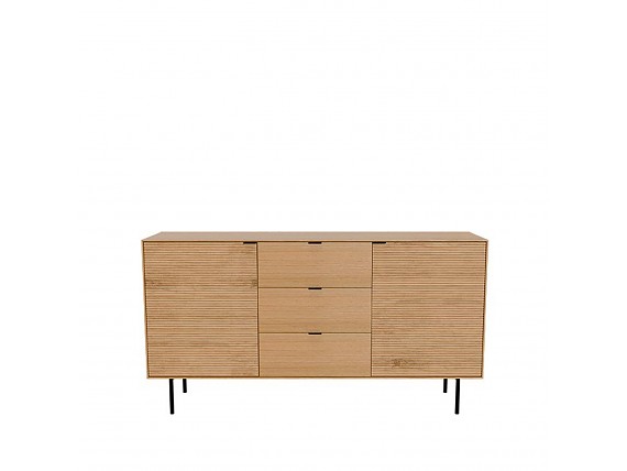 Aparador de madera con puertas y cajones 