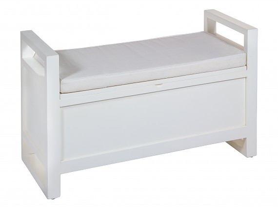 WOLTU Banco de Almacenaje, Baul Blanco 100x40x47cm, Baúl Almacenaje Madera  de 76L, Banco Organizador con Asiento, Arcón de Madera para Pasillo,  Entrada, Dormitorio SH87ws : : Hogar y cocina