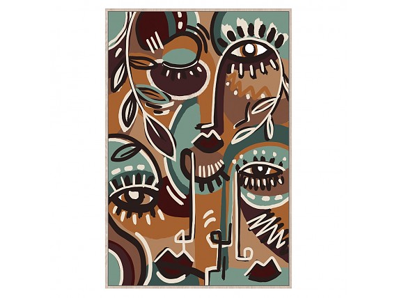 Set x3 Cuadros Decorativos Abstracto, Grisáceos – Tree House Deco