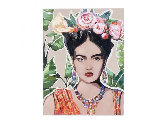 Cuadro Frida Kahlo retrato moderno