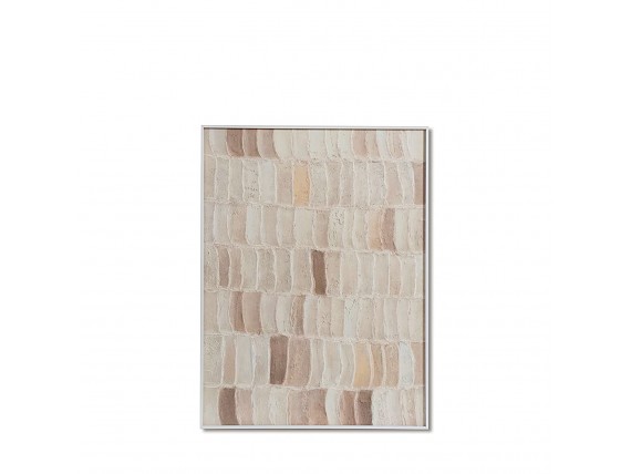 Cuadro texturas tonos tierra 60x80cm