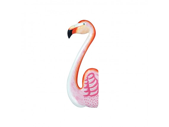 Decoración de pared flamingo en madera de albasia