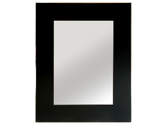 Espejo moderno con marco negro
