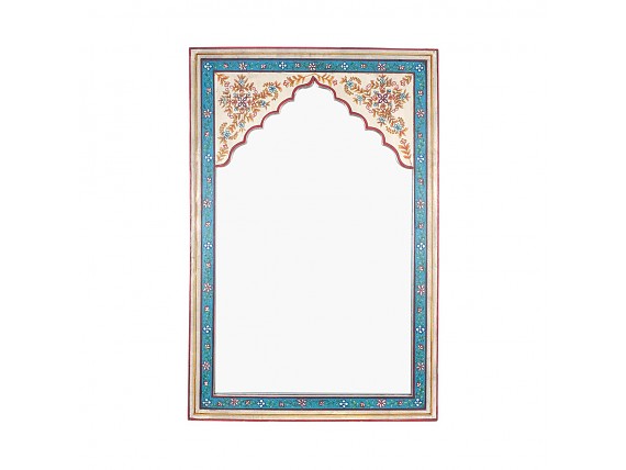 Espejo oriental de pared marco floral