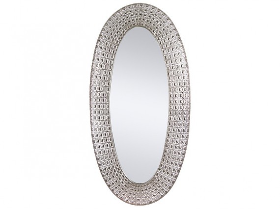 Espejos ovalados para decorar la pared de casa