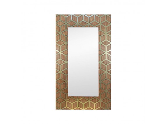 Espejo marco dorado 100x56 cm