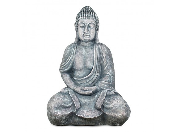 Estatua Buda de magnesia efecto envejecido