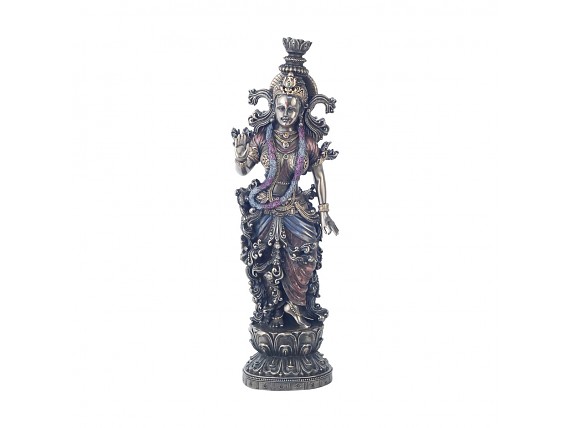 Estatua Dios indio Radha de resina