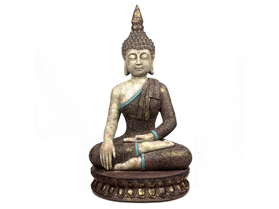 Estatua de Buda bhumisparsha en resina 