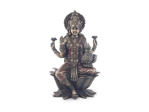 Figura decoración Buda Lakshmi sentado