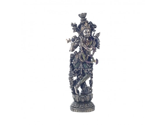 Figura de resina Dios indio Krishna