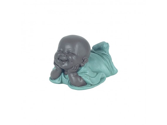 Figurita de Buda bebé sonriendo de resina