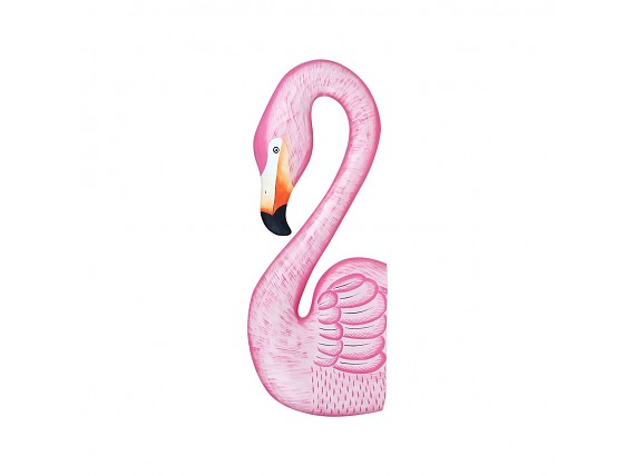 Flamingo rosa decorativo para pared de madera albasia