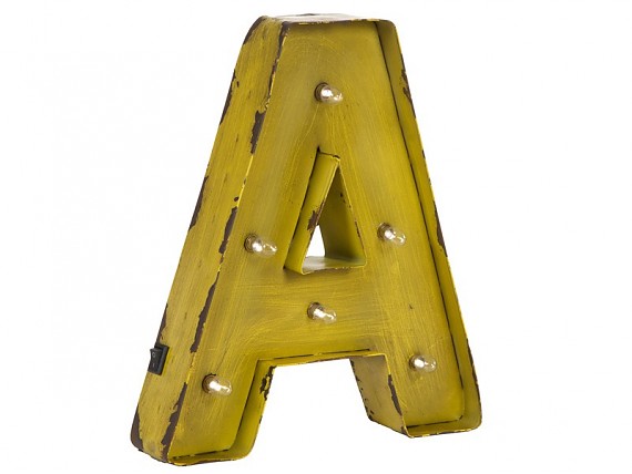 Letras decorativas con luces - Letras para decorar