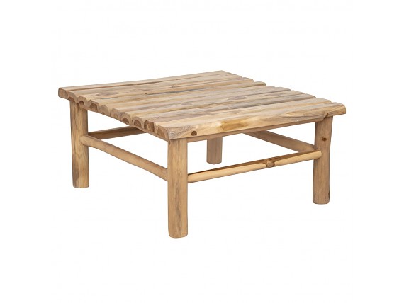 Mesa auxiliar 80x80 cm madera de teka